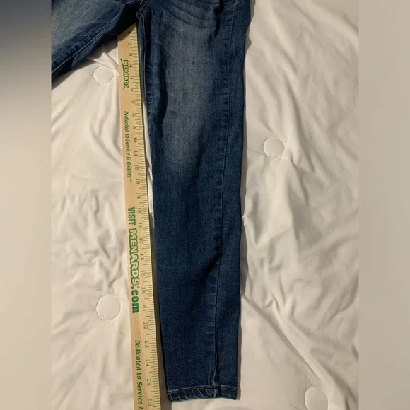 Grace & Lace Jeans Womens 2 Blue Jegging Skinny Stretch Knit Cotton Denim Dark - Picture 8 of 12